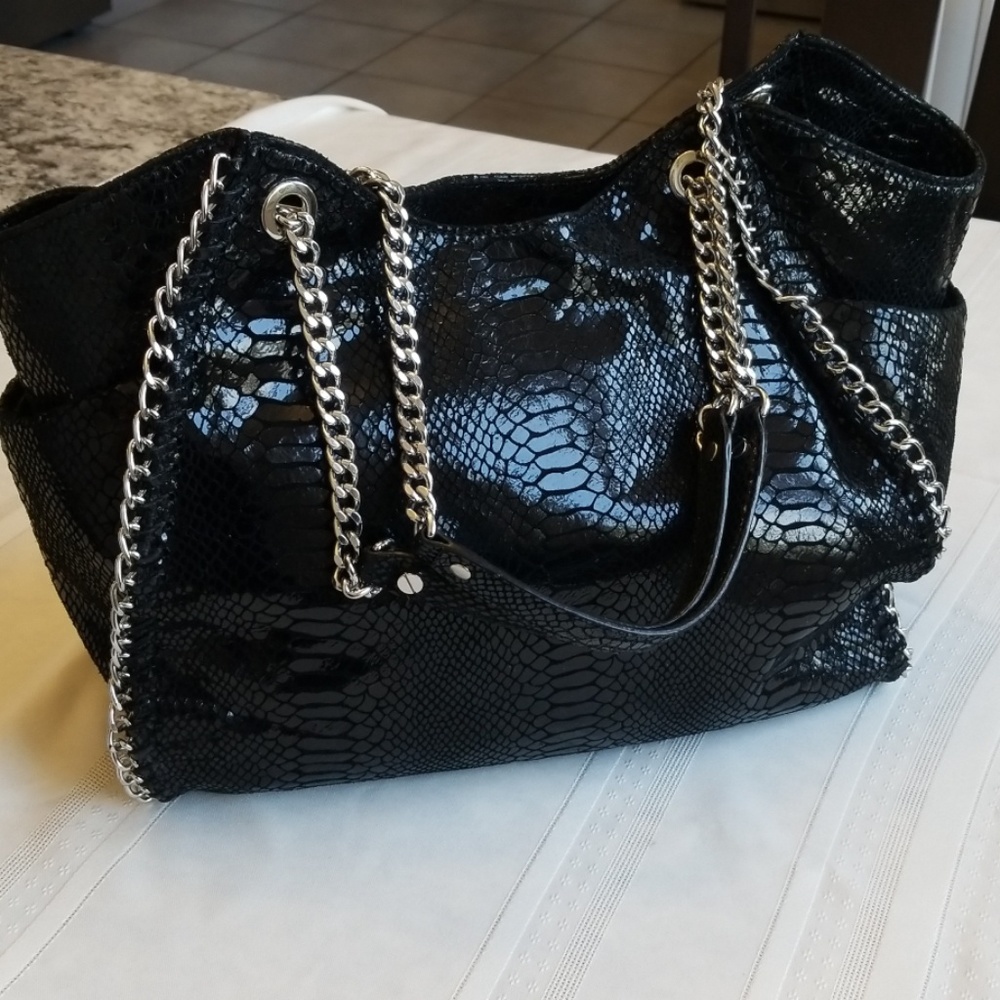 Michael Kors Chelsea in Black Python